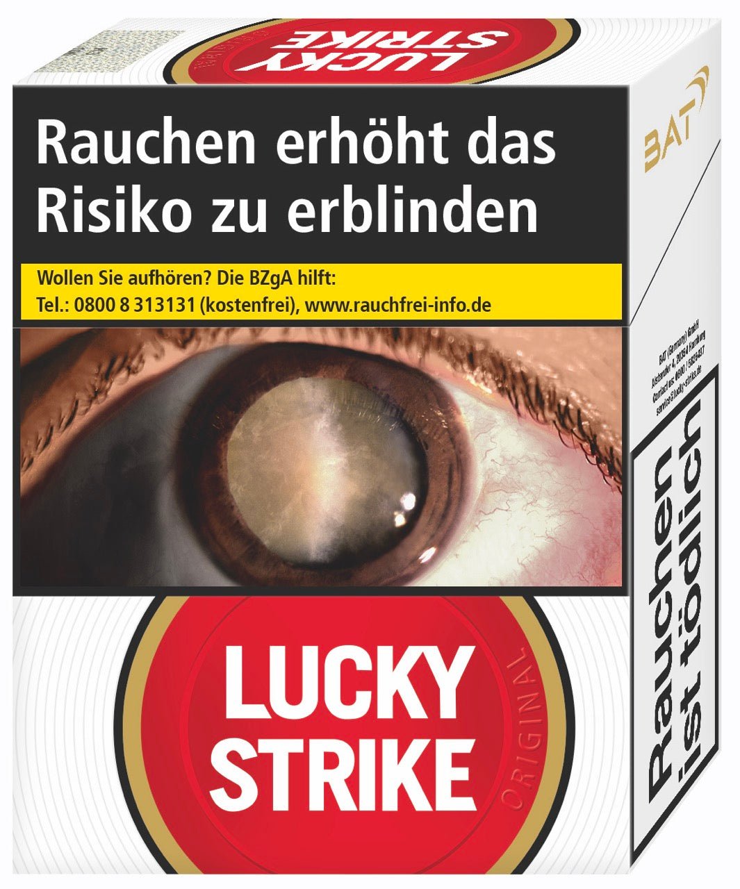 Lucky Strike Red Rot Zigaretten King - Stange - Smokeyz24