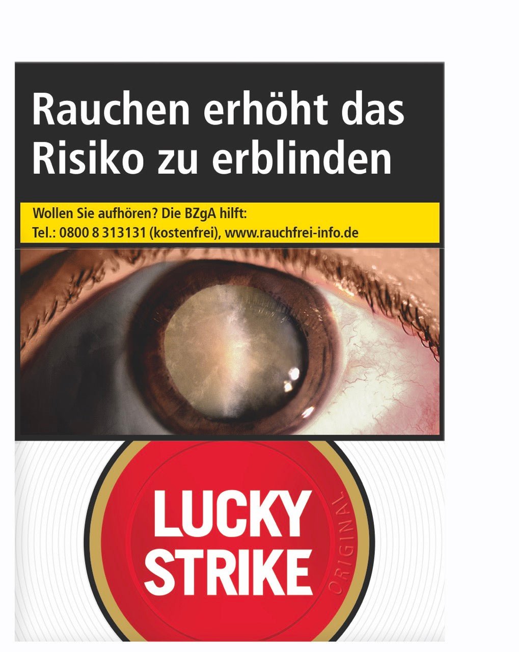 Lucky Strike Red Rot Zigaretten Super - Stange 8x28 Stück - Smokeyz24