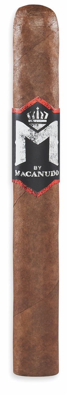 Einzelne M by Macanudo Dark Toro Zigarre, großes Toro-Format, intensiver Kaffeegeschmack, elegant und aromatisch.