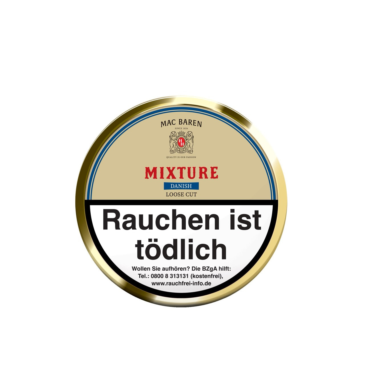 Mac Baren Danish Mixture Aromatic 100g Dose – Originalverpackung