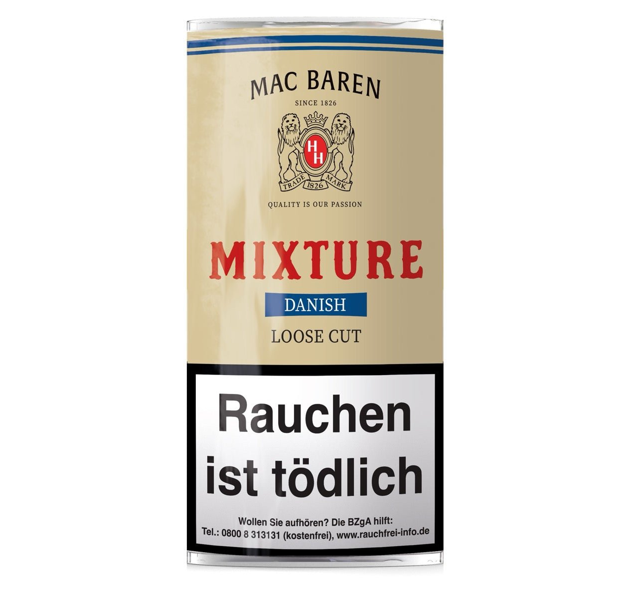 Mac Baren Danish Mixture Aromatic 50g Pouch – Originalverpackung