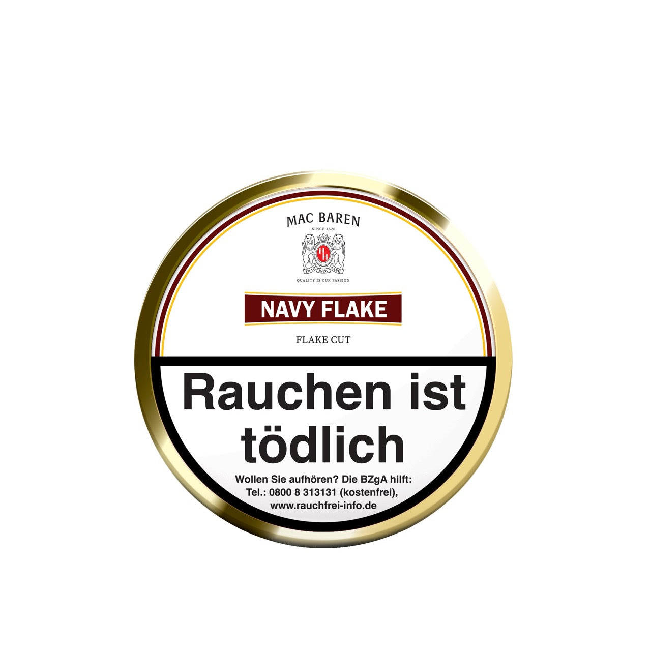 Mac Baren Navy Flake 100g Dose Pfeifentabak Verpackung