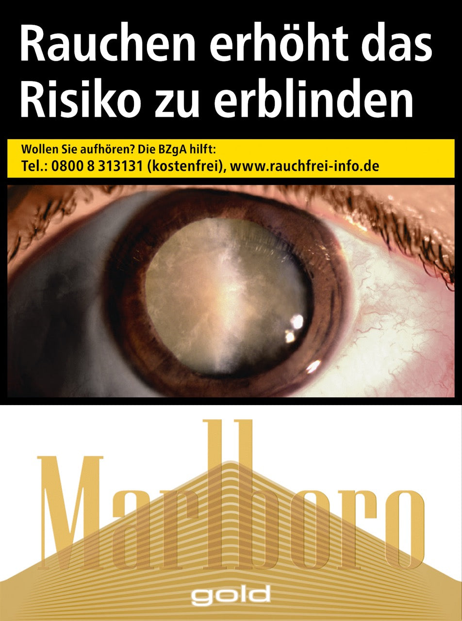 Marlboro Gold 2XL – Einzelpackung mit 28 Zigaretten, klassische goldene Marlboro-Verpackung frontal