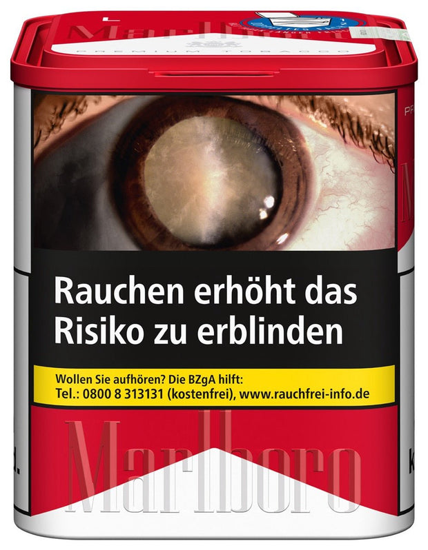 Marlboro Red Feinschnitt Tabak 103g Dose – Vorderseite