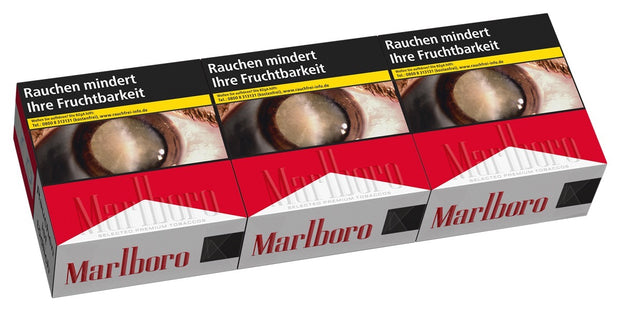 Marlboro Red Zigaretten – 7XL-Stange mit 3x55 Stück in klassischem Rotdesign