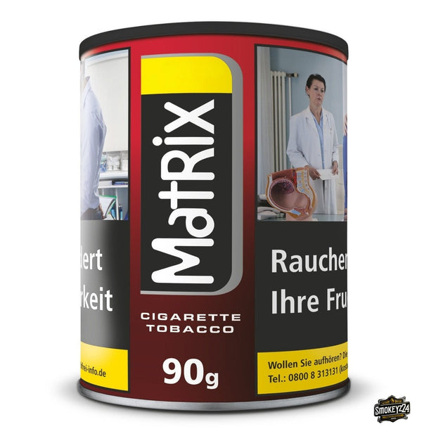 Matrix Red Feinschnitt 90 g Dose – American Blend Zigarettentabak, Packung frontal
