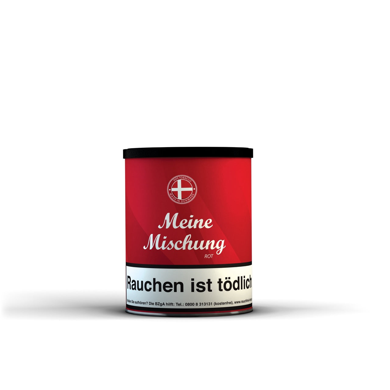 Meine Mischung Rot Pfeifentabak 200g Dose – milde Burley-Virginia-Mischung mit süßem Kirsch-Aroma, dänischer Pfeifentabak