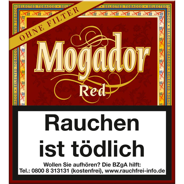 Mogador Red Cigarillos 20er Pack – Schachtel frontal