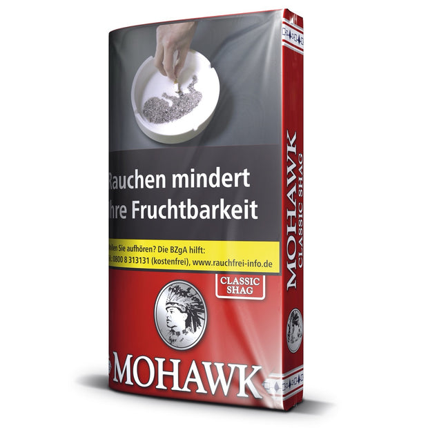 Mohawk Classic Shag Red Drehtabak 30g Pouch frontal