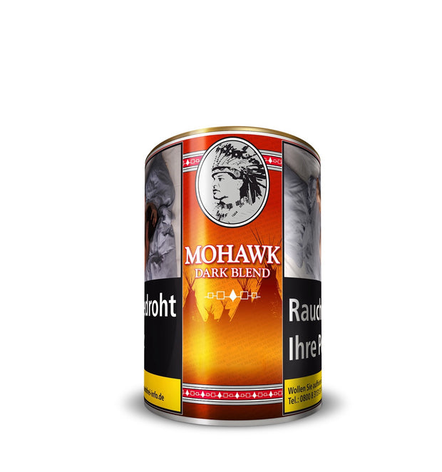 Mohawk Dark Blend Feinschnitt 100g Dose frontal geschlossen