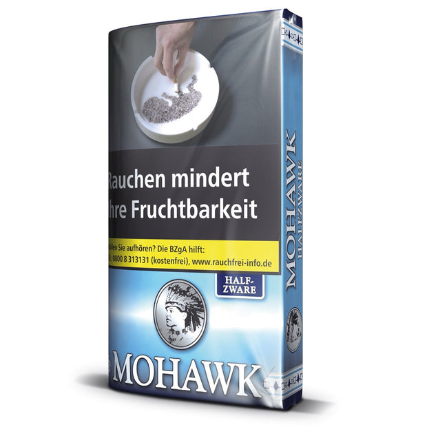 Mohawk Halfzware Blue Drehtabak 30g Pouch frontal