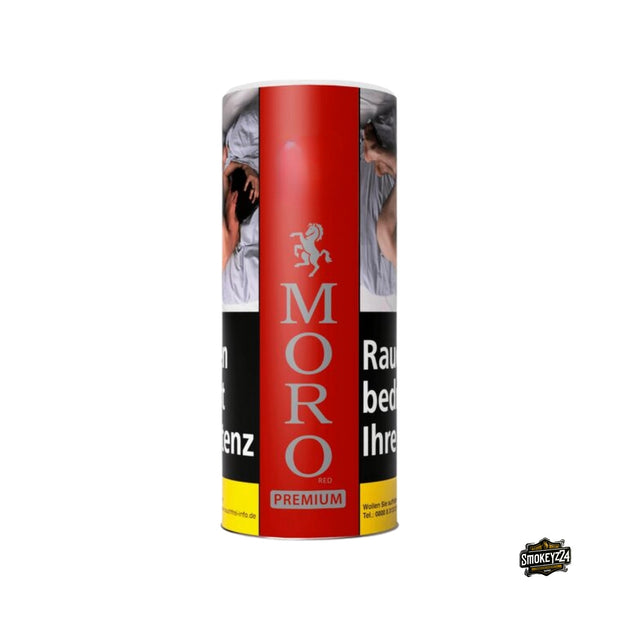 Moro Premium Red Zigarettentabak 260g Dose – aromatischer American Blend Feinschnitt zum Stopfen und Drehen.