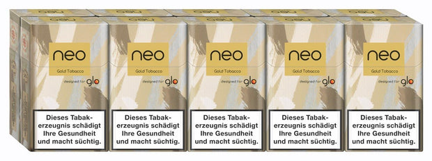 neo for glo Gold Tobacco - Stange 10x20 Stück - Smokeyz24