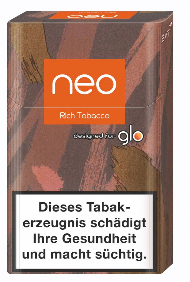 neo for glo Rich Tobacco - Stange 10x20 Stück - Smokeyz24