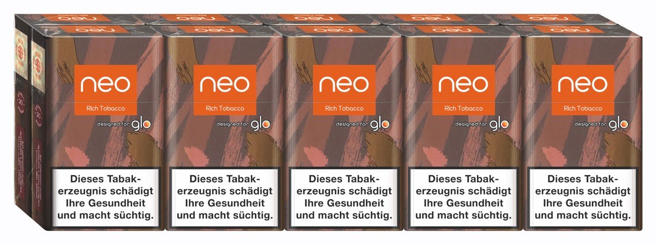 neo for glo Rich Tobacco - Stange 10x20 Stück - Smokeyz24