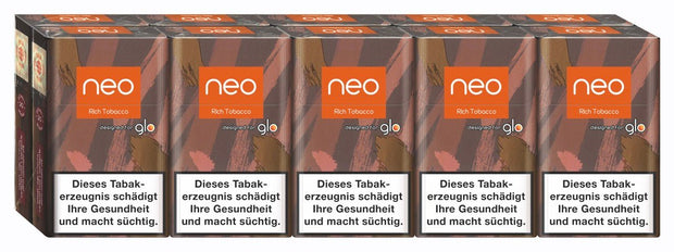 neo for glo Rich Tobacco - Stange 10x20 Stück - Smokeyz24