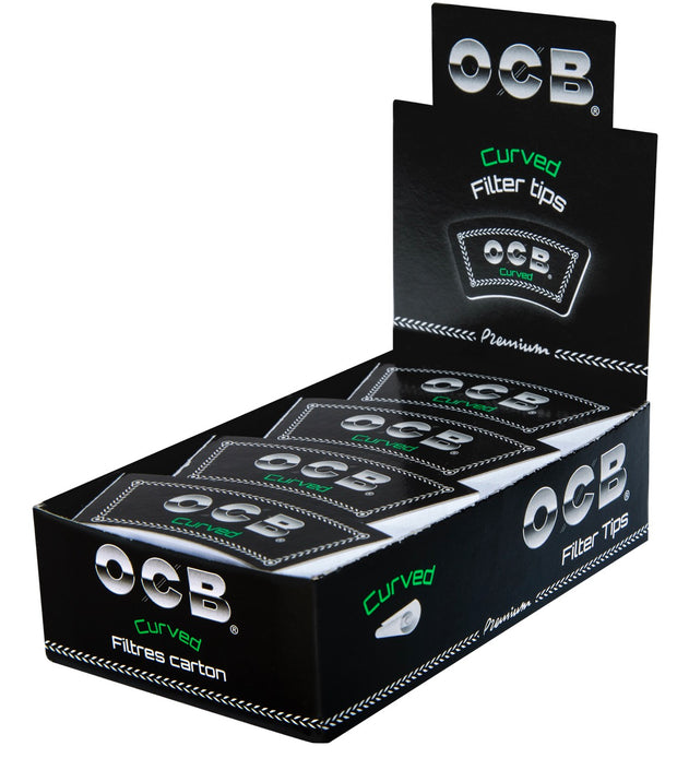 OCB Curved Filter Tips 20x32er Sparpaket – gebogene, konische Filtertips im Vorratskarton für Selbstdreher