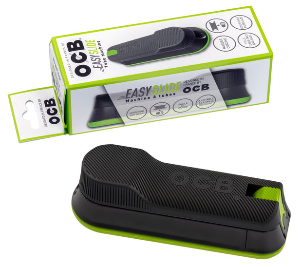 OCB Easy Slide Stopfer im Karton, praktische Zigaretten-Stopfmaschine, einfache Handhabung, für alle Filterlängen geeignet