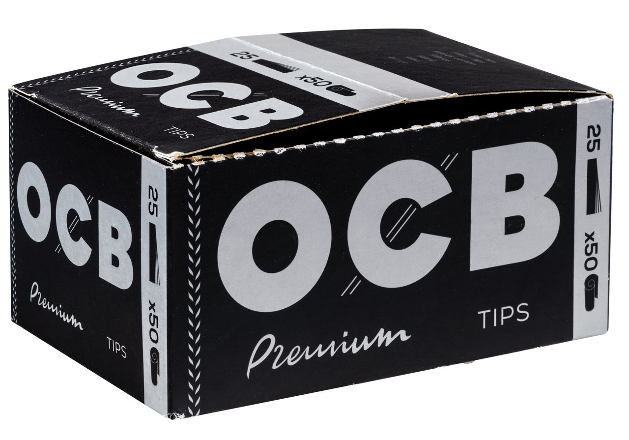 OCB Premium Filter Tips 25x50er Packung Sparpaket – Karton geschlossen