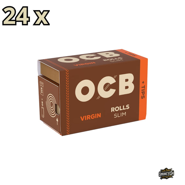 Karton OCB Rolls Slim Vigin + Tips