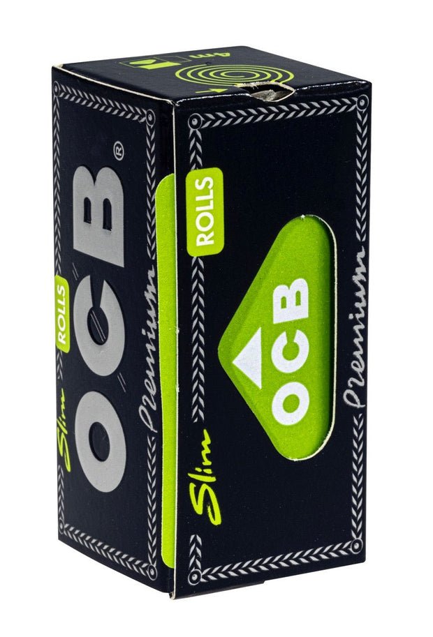 OCB Premium Black Rolls Slim 4m Rolle, ultrafeines Drehpapier, individuell zuschneidbar, vegan, jetzt bei smokeyz24.de bestellen