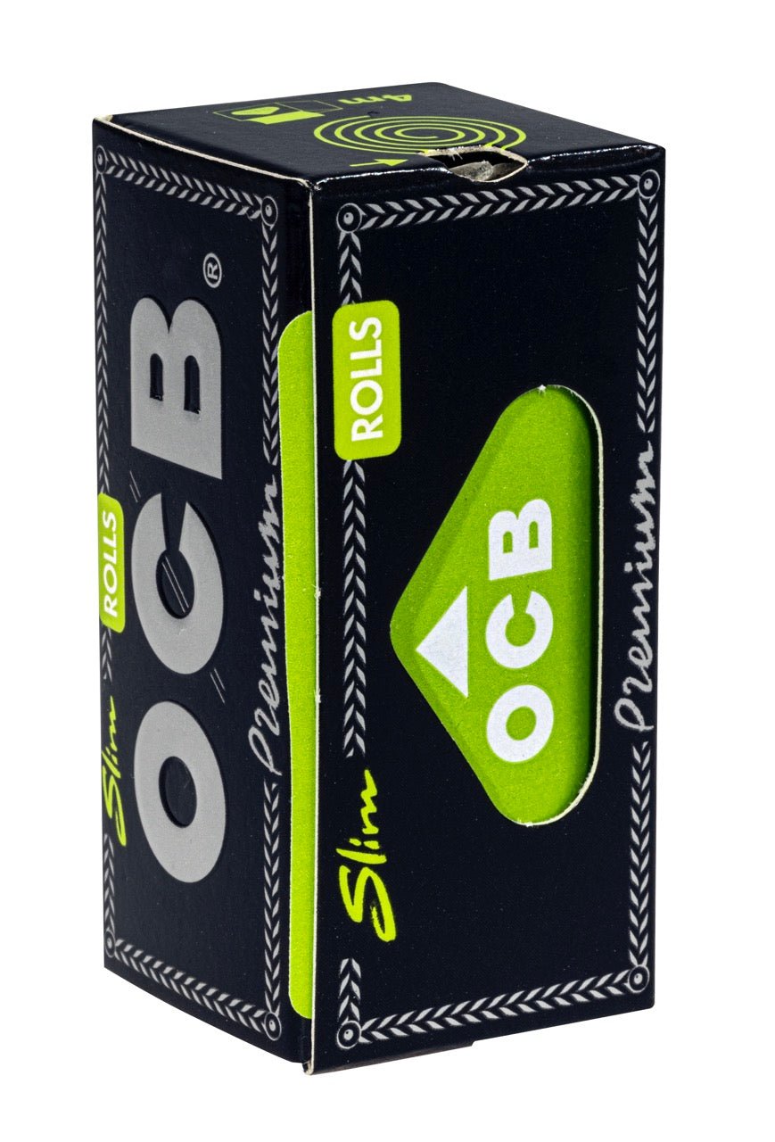 OCB Premium Black Rolls Slim 4m Rolle, ultrafeines Drehpapier, individuell zuschneidbar, vegan, jetzt bei smokeyz24.de bestellen