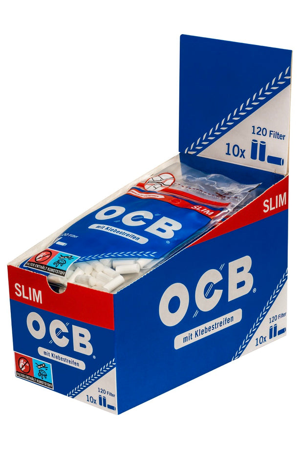 OCB 6mm Slim Filter 10x120er Beutel Sparpaket, Filters für Zigaretten selber drehen, online kaufen