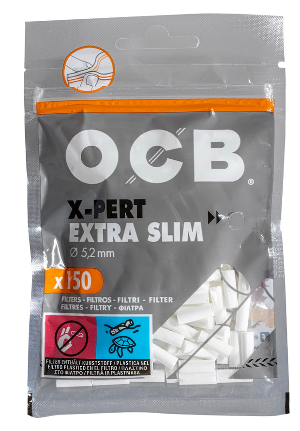 OCB 5,2mm X-Pert Extra Slim Filter 150er Beutel, extra schlanke Filter, online kaufen