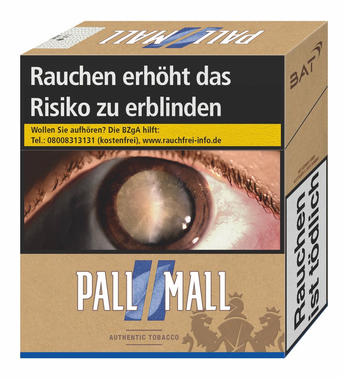 Pall Mall Authentic Blue XTRA Zigaretten – Schachtel 35er XTRA, King Size mit Filter