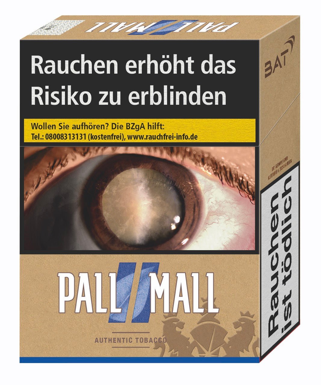 Pall Mall Authentic Blue Zigaretten Giga - Stange 8x26 Stück - Smokeyz24