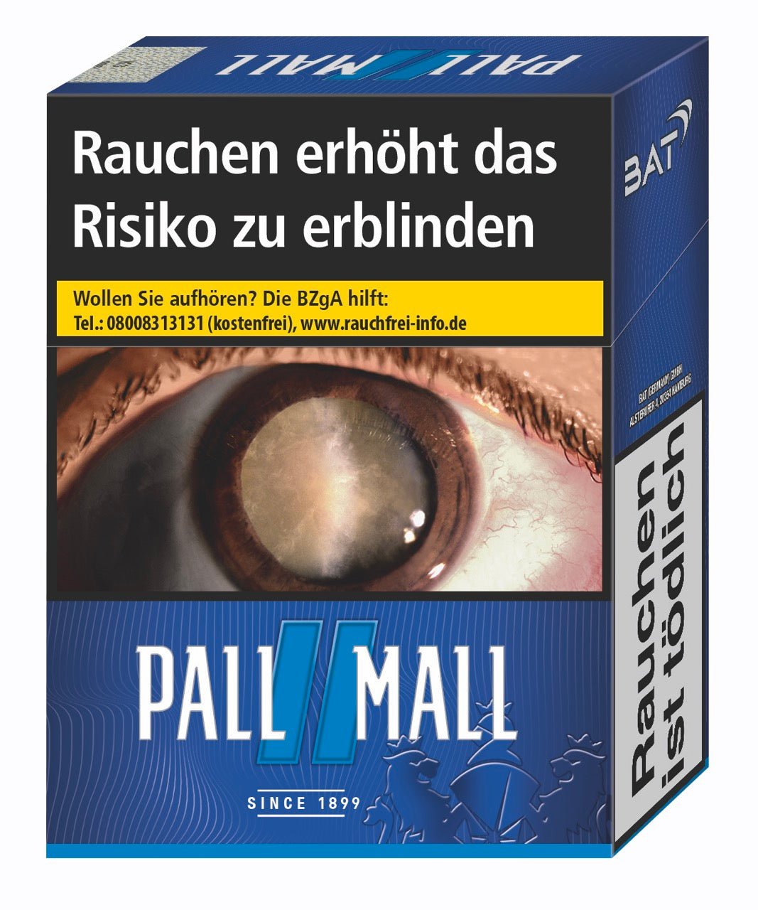 Pall Mall Blue Zigaretten Blau GIGA - Stange 8x26 Stück - Smokeyz24