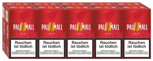Pall Mall Red XL Filter Zigarillos rot - Stange 10x17 Stück - Smokeyz24