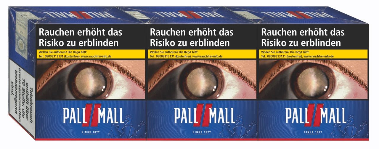 Pall Mall Red Zigaretten Rot Hercules - Stange 3x60 Stück - Smokeyz24