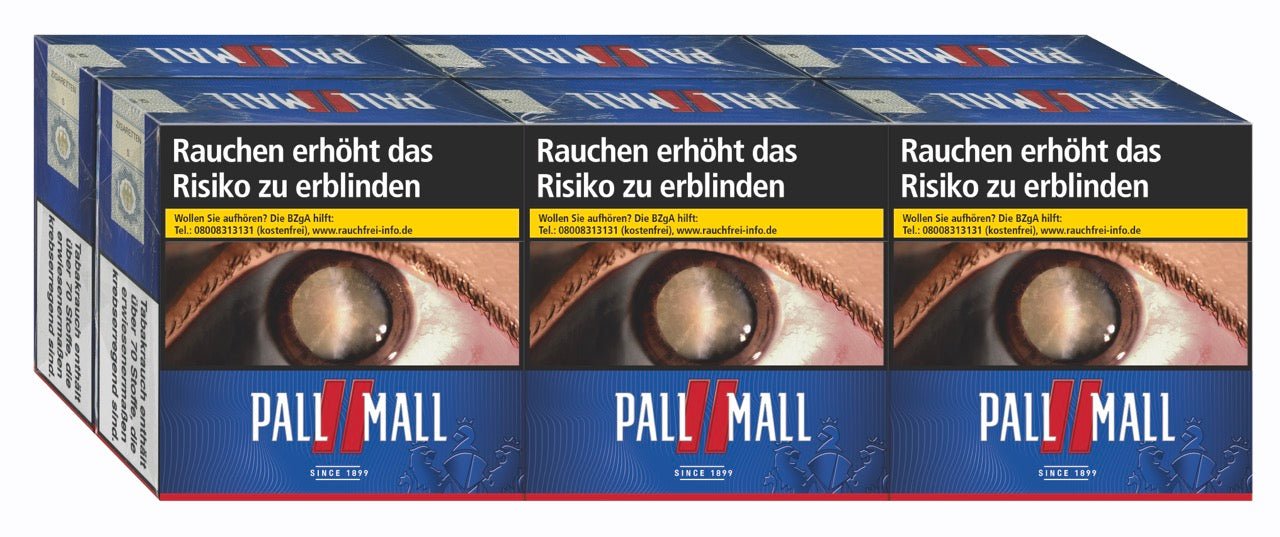 Pall Mall Red Zigaretten Rot Jumbo - Stange 6x50 Stück - Smokeyz24