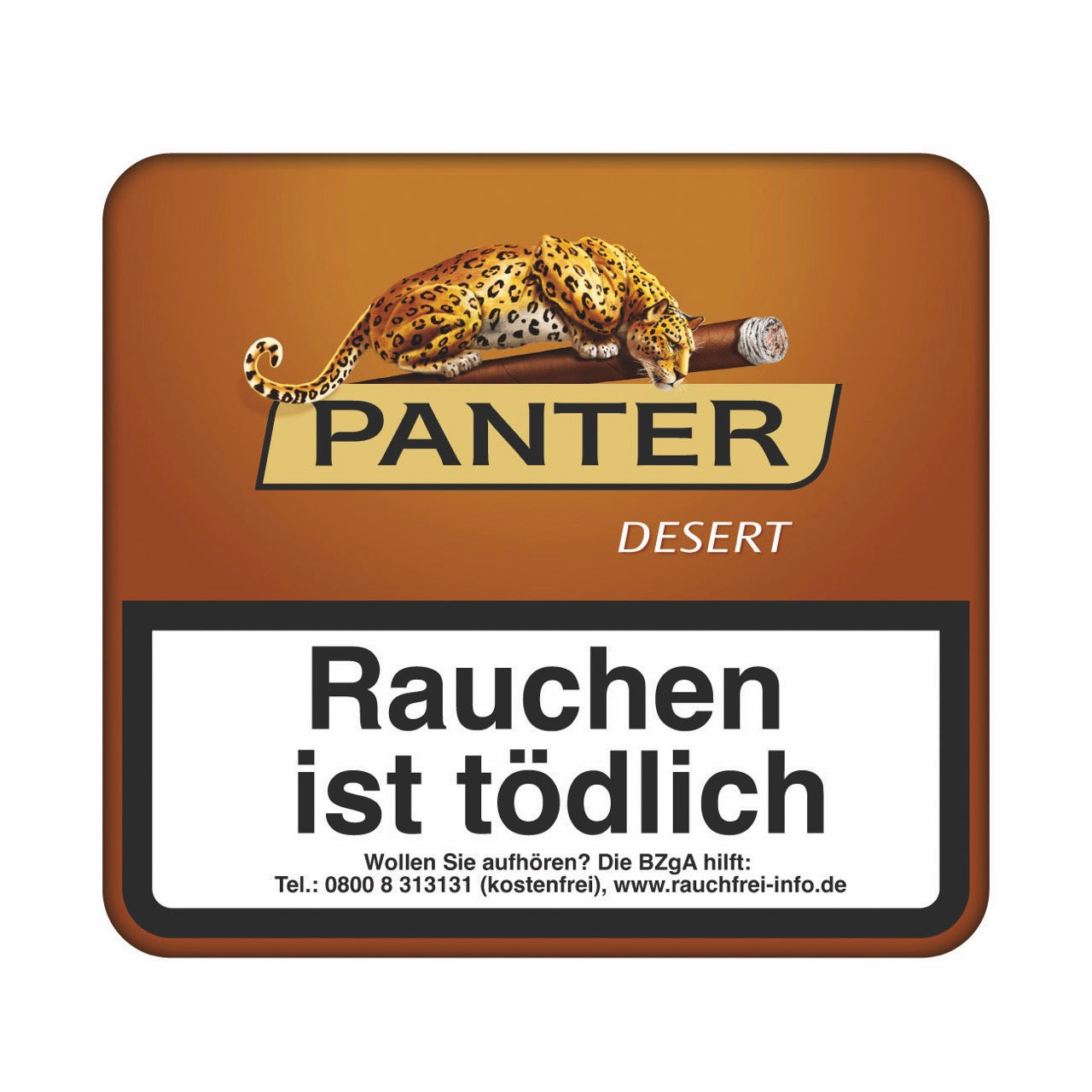 Panter Desert Cigarillos 20er Metalldose – aromatisierte Cigarillos mit Kaffee-Geschmack