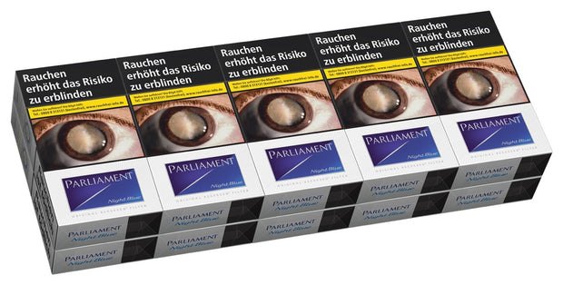 Parliament Night Blue – 10x20 Long Zigaretten im eleganten Design