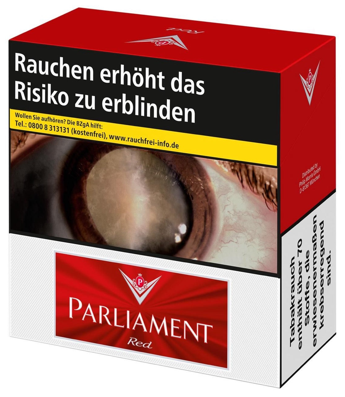 Philip Morris Parliament Red – kräftige Filterzigaretten im Vorratspack
