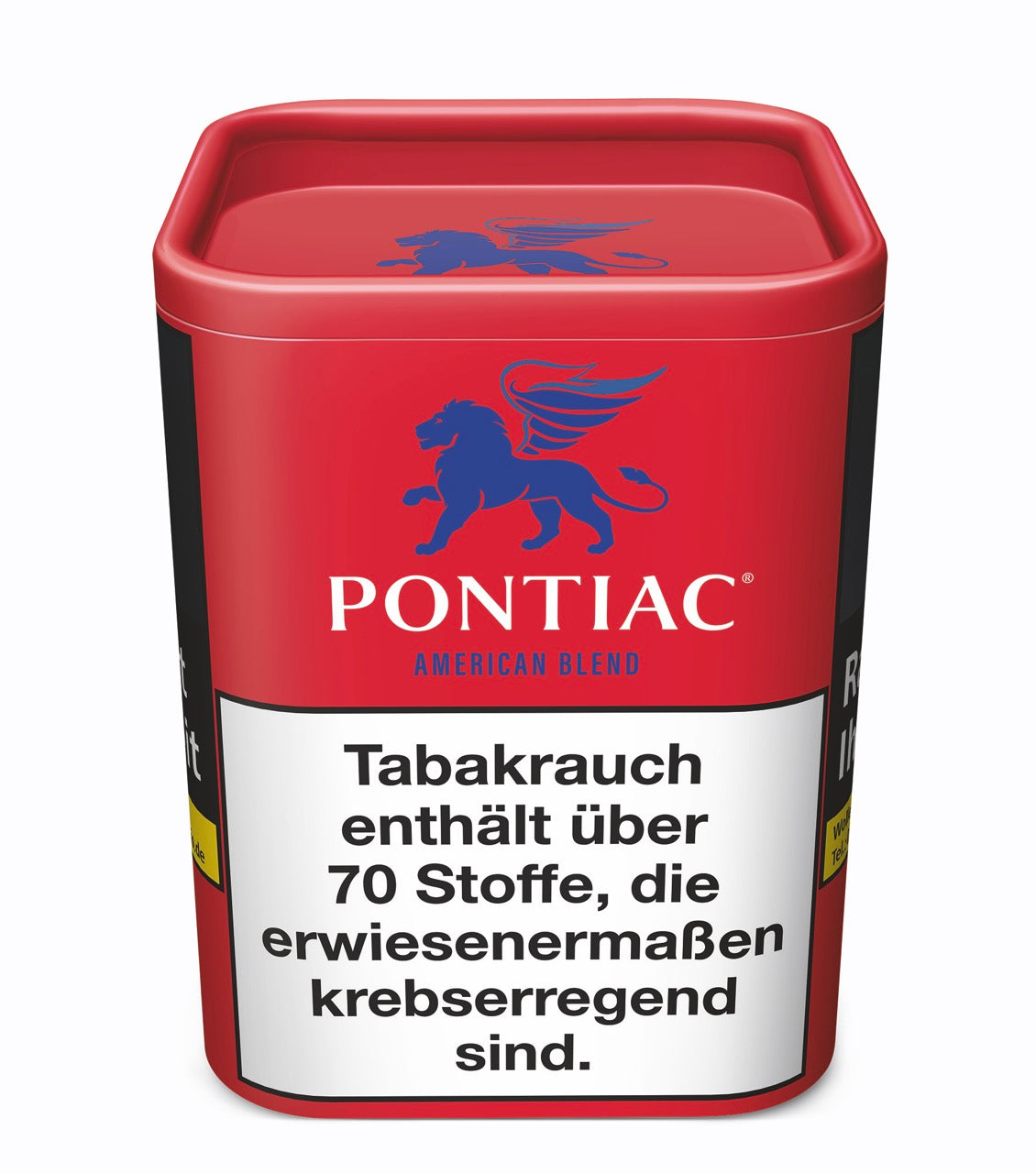 Pontiac American Blend Tabak 120g Dose – Feinschnitt zum Drehen & Stopfen mit würzigem American Blend Aroma