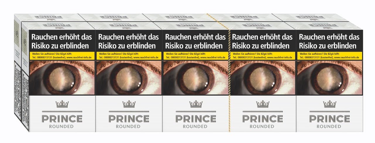 Prince Weiß Rounded Zigaretten - Stange 10x20 Stück - Smokeyz24
