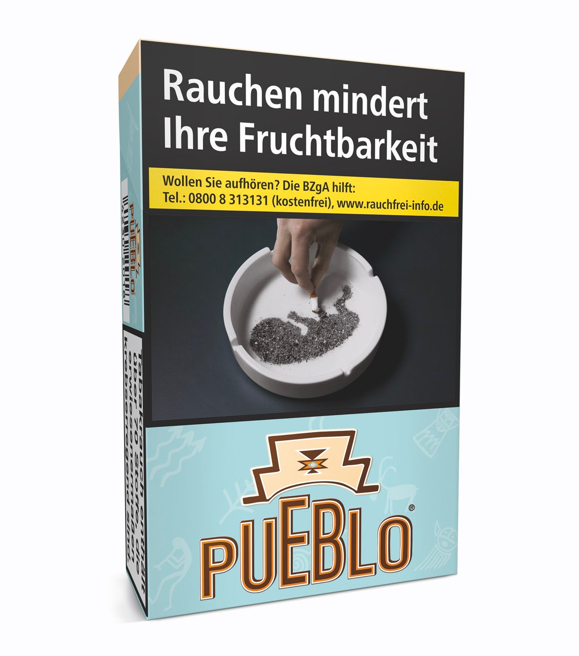 Pueblo Blue Zigaretten 10x20 Stück – schachtel nach rechts geneigt