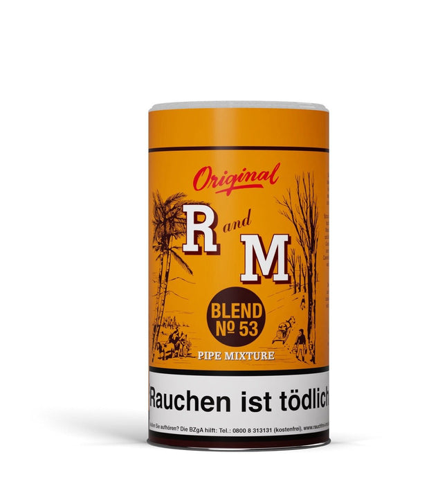 R & M Pfeifentabak 250g Dose – Virginia-Krüllschnitt mit Rum- und Ahornaroma, süß, mild, für langanhaltenden Rauchgenuss