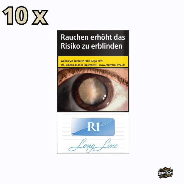 R1 Blue Longline Zigaretten blau - Stange 10x20 Stk. - Smokeyz24