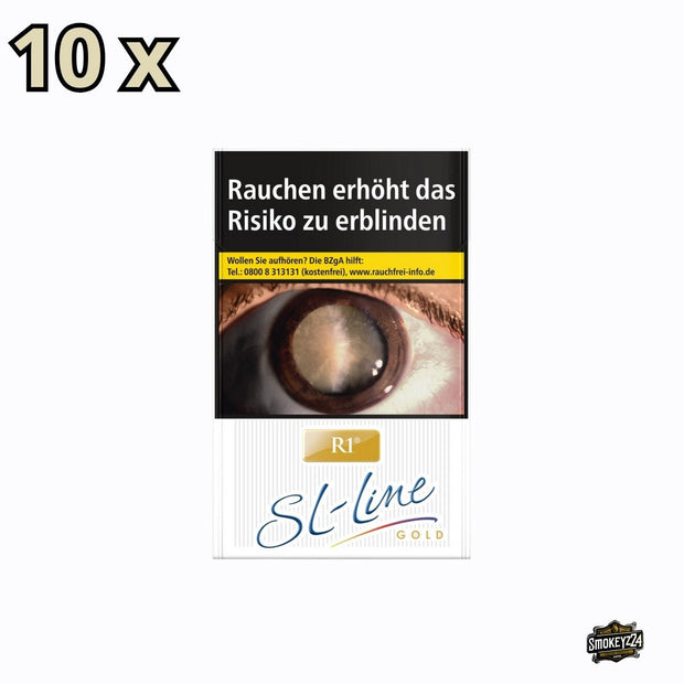 R1 SL - Line Gold Zigaretten - Stange 10x20 Stk. - Smokeyz24