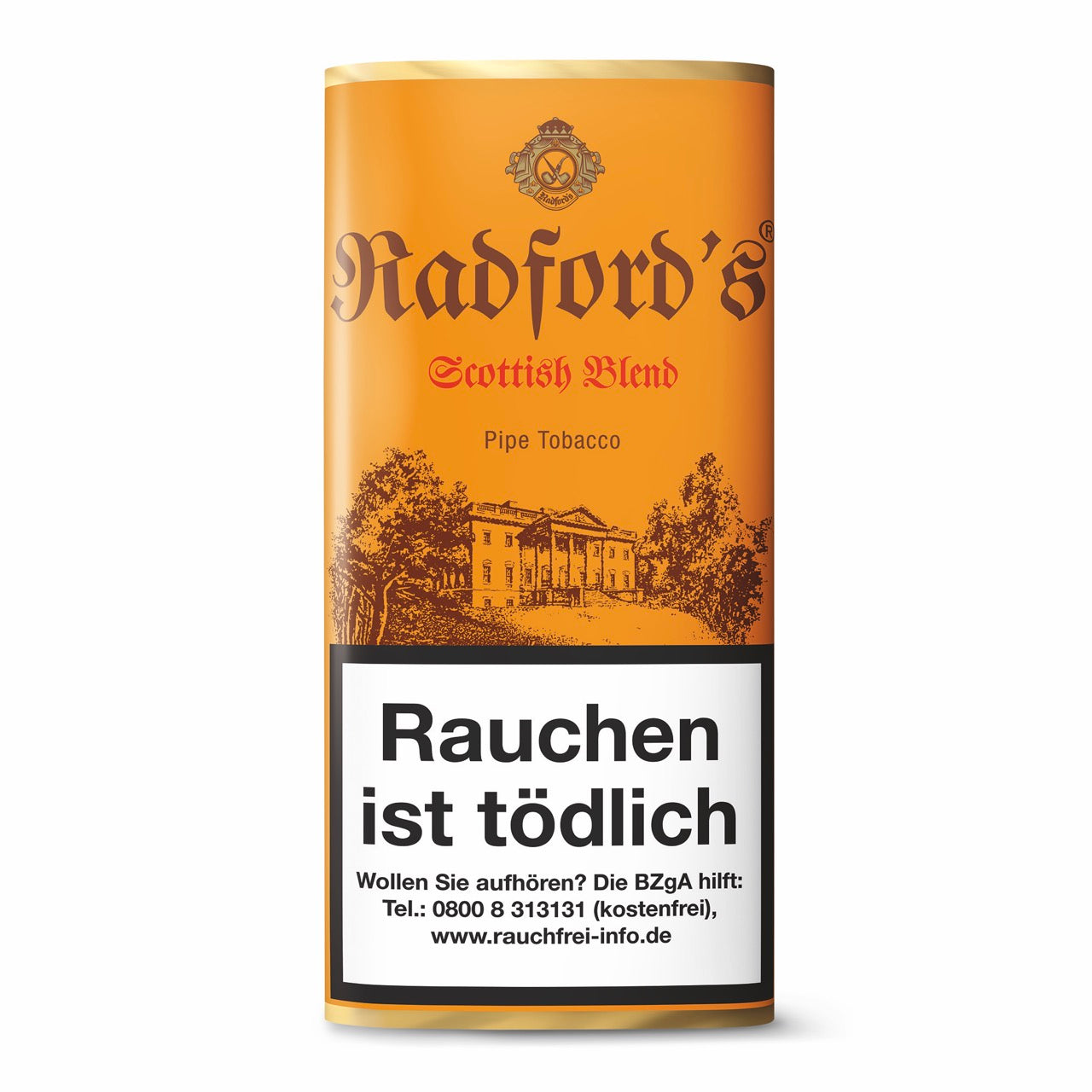 Radfords Scottish Blend Pfeifentabak – süß-würzige Wild Cut Mischung mit Scotch Whisky Aroma – hochwertiger Pfeifengenuss.