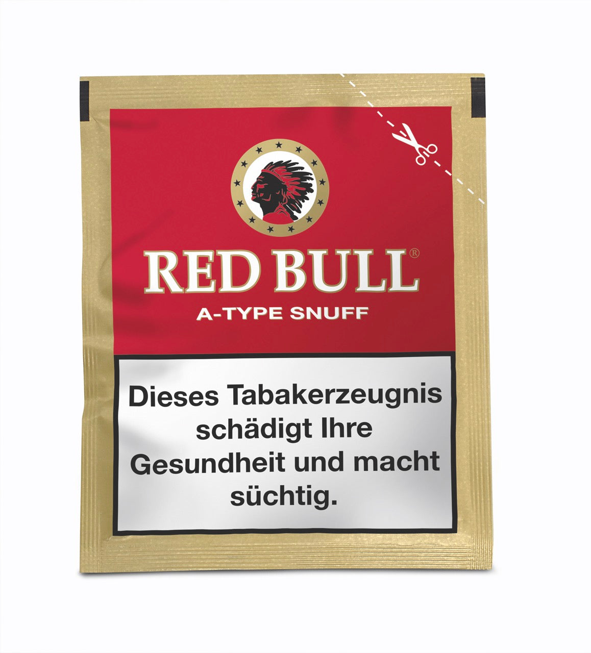 Red Bull A-Type Snuff – Klassischer Menthol-Schnupftabak mit aromatischen Ölen im 10g Tütchen von Pöschl.