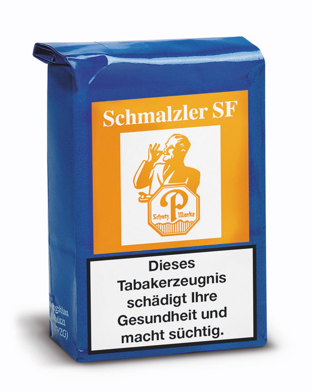 Schmalzler SF Snuff Südfrucht 100g Blockbeutel – aromatischer, tropischer Schmalzler von Pöschl ohne Menthol.