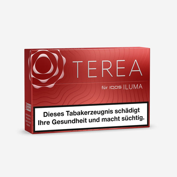 TEREA Sienna – geschlossene Packung leicht seitlich mit holzigem Design