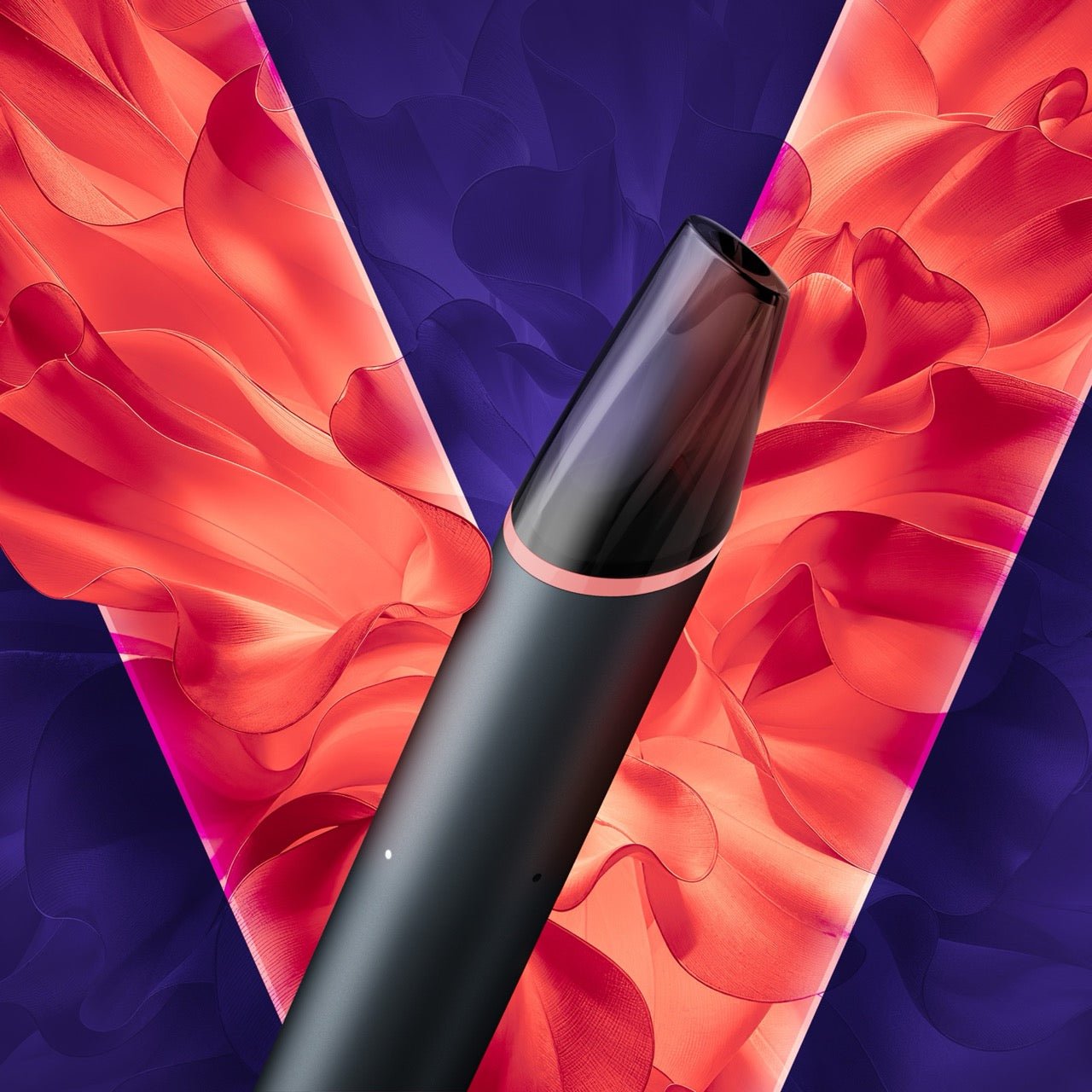VEEV NOW ULTRA Watermelon – stilvoll präsentiert vor rotem, sommerlichem Hintergrund