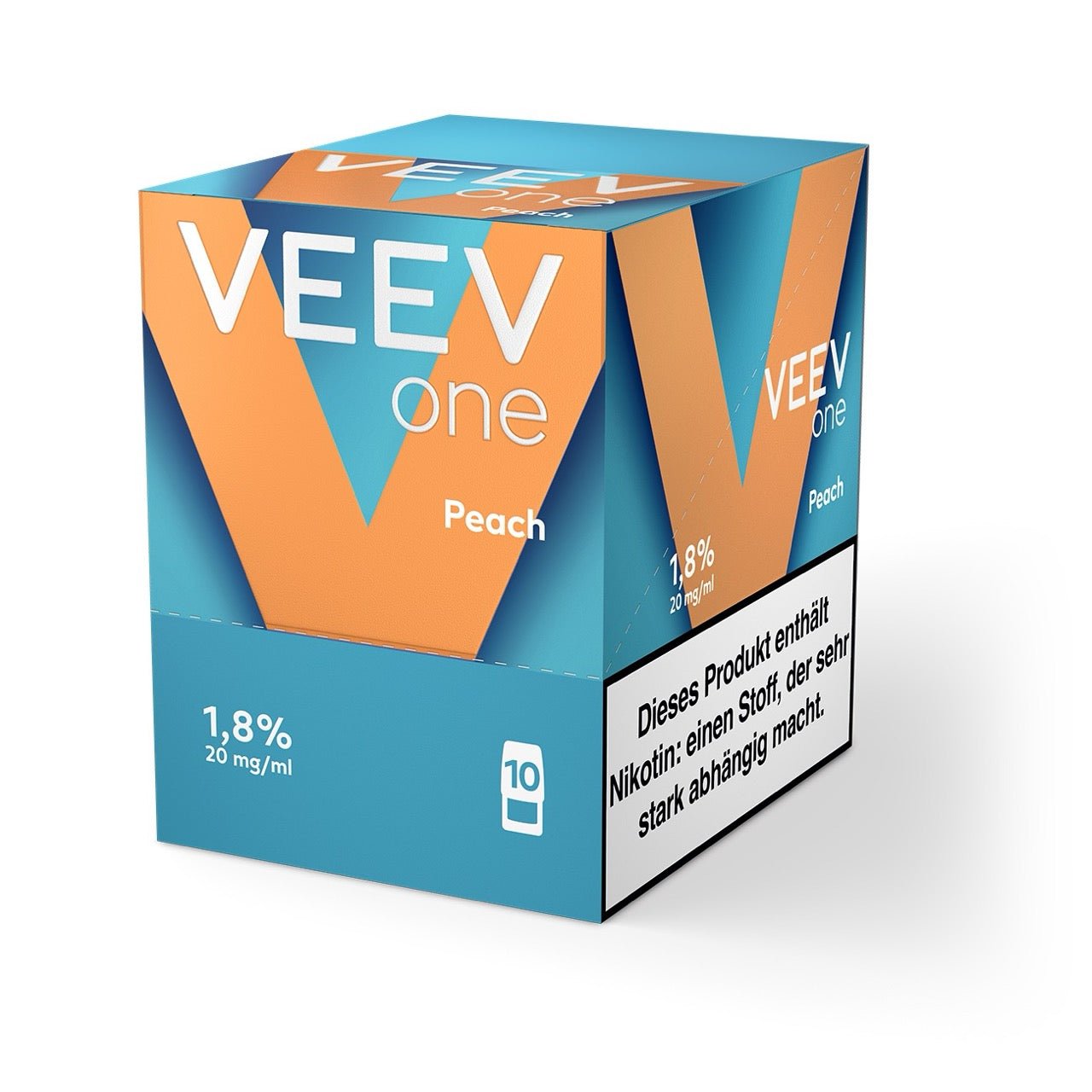 VEEV ONE Pods Peach – 5x2er Packung als Vorratsgebinde