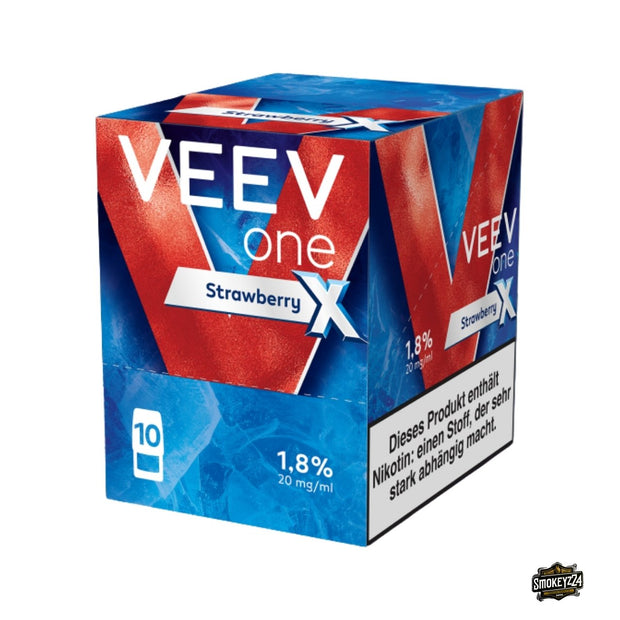 VEEV ONE Pods Strawberry X 5x2 Sparpaket mit zehn Pods in Multipack-Verpackung